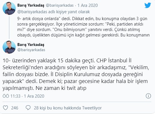 Barış Yarkadaş'tan Canan Kaftancıoğlu'na 'şov' yanıtı